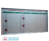 Ứng dụng bảng trong quản lý sản xuất theo ca