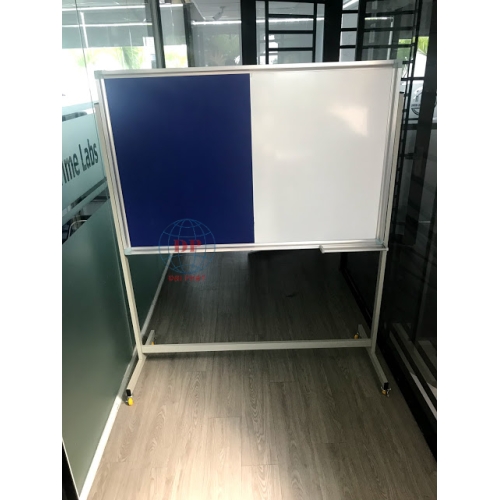 Bảng Combo Ghim + Từ Trắng Di Động 1 Mặt
